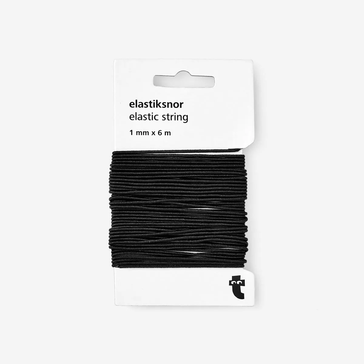 Black Elastic String - 6 m