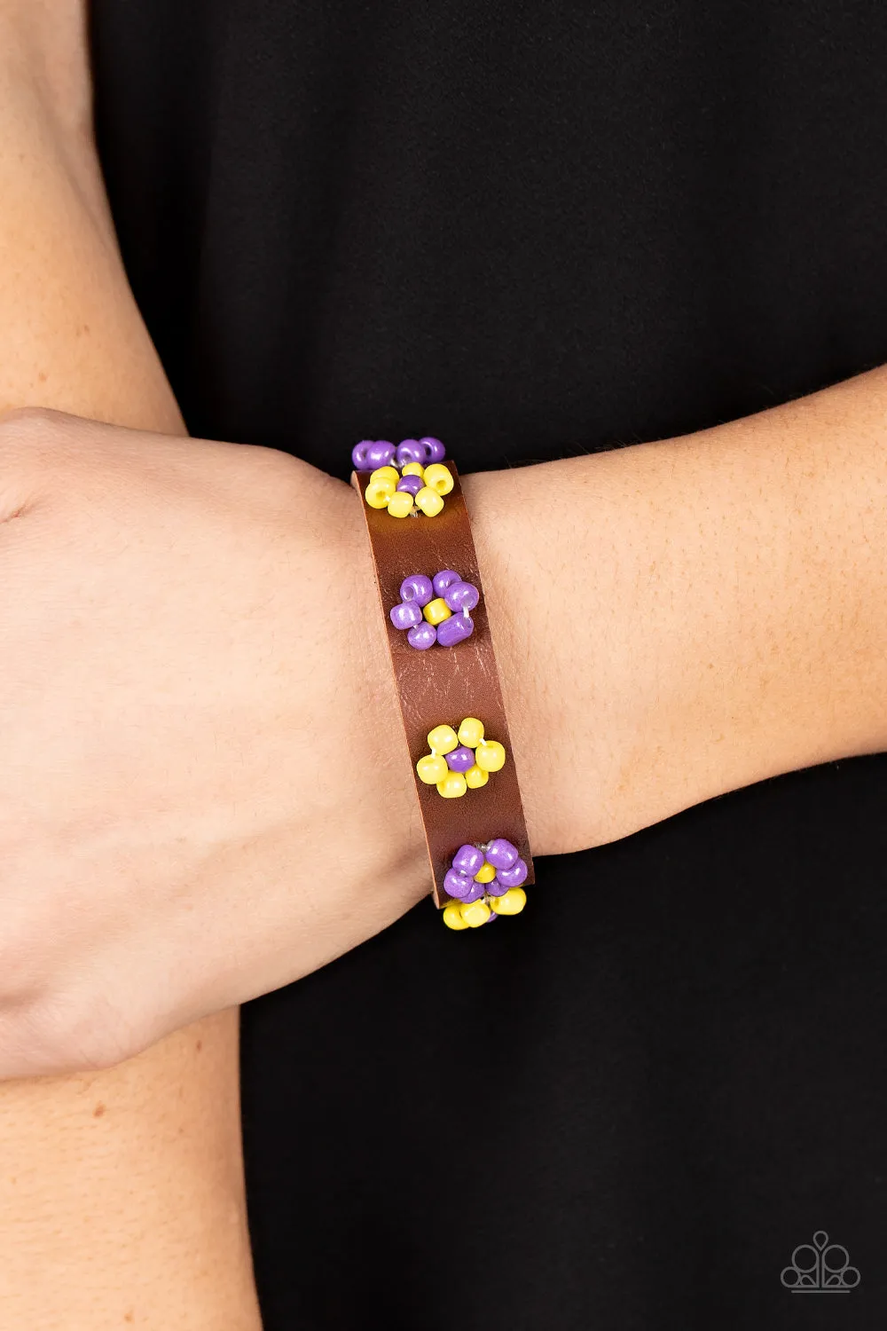 Bracelets Flowery Frontier - Purple B2265