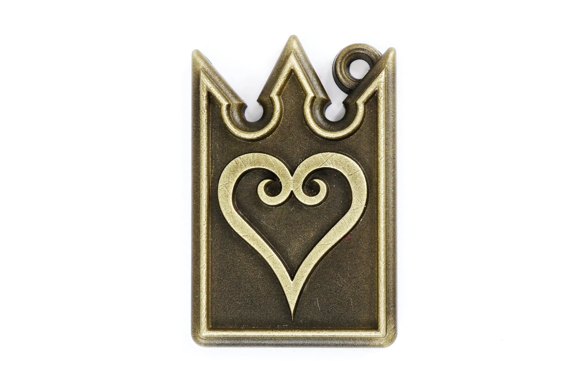 Chain of Memories Heart Card Keychain / Necklace - Kingdom Hearts