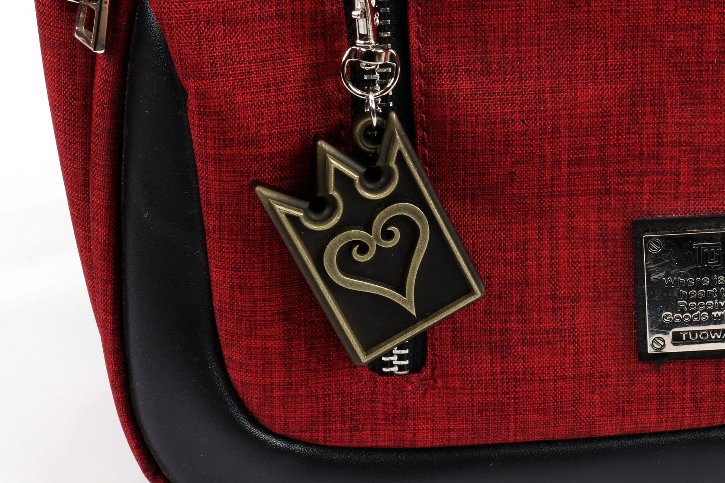 Chain of Memories Heart Card Keychain / Necklace - Kingdom Hearts