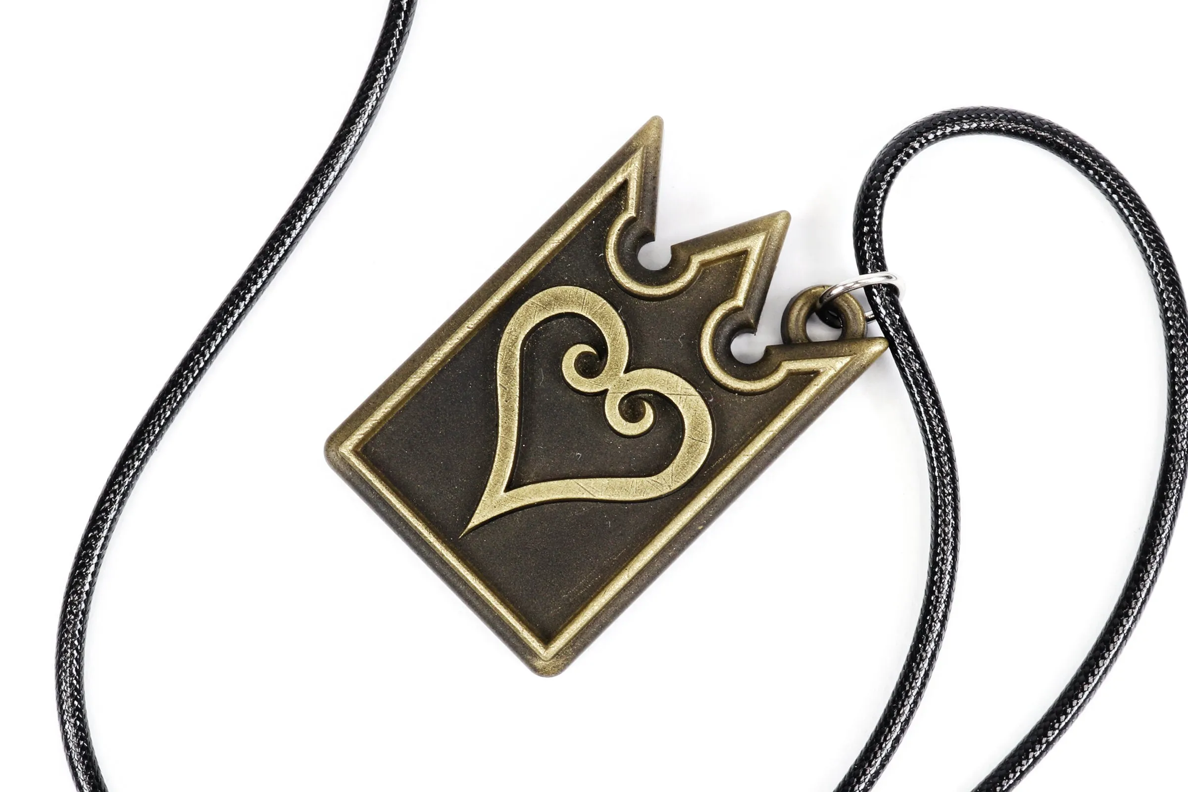 Chain of Memories Heart Card Keychain / Necklace - Kingdom Hearts