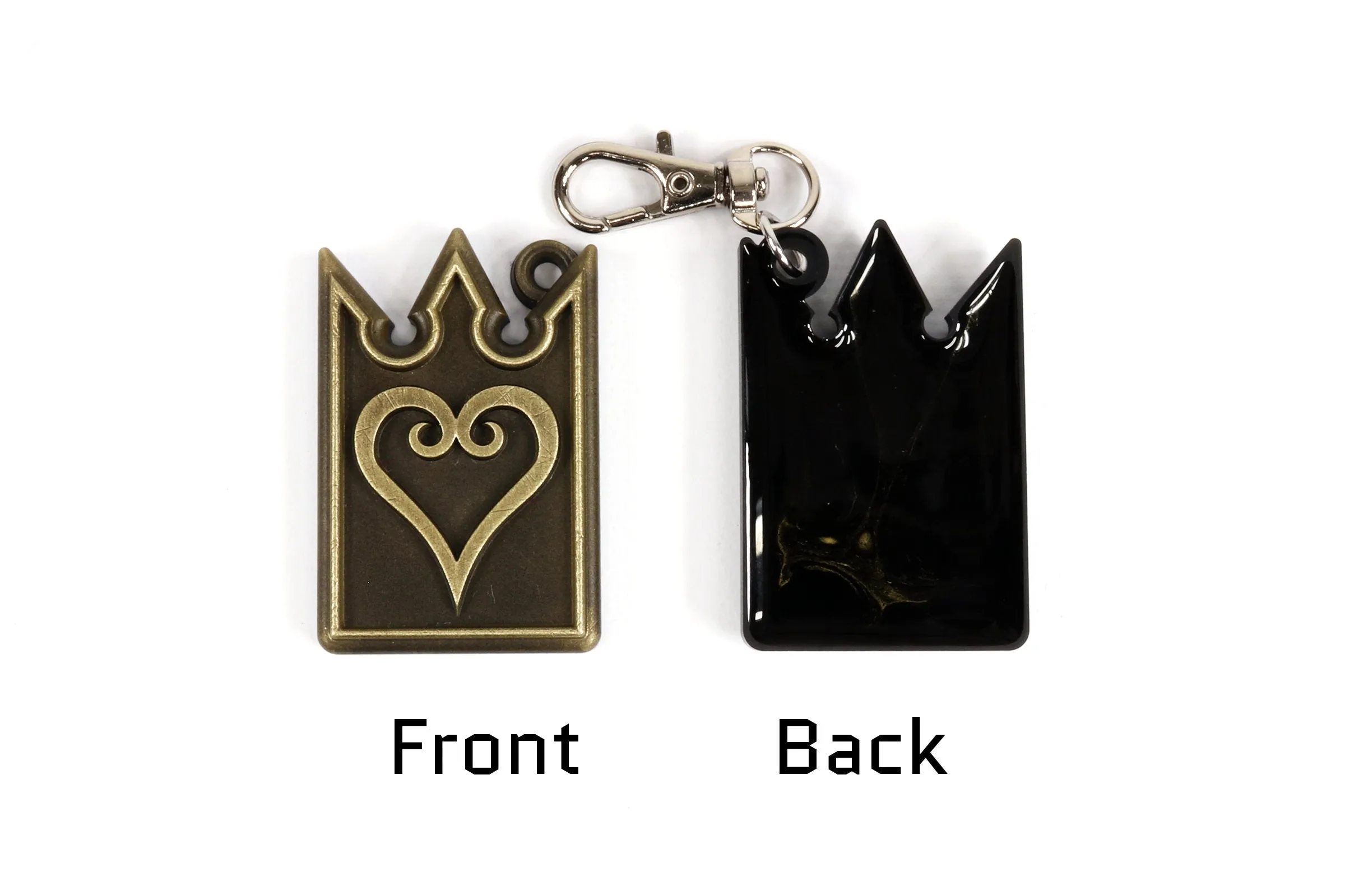 Chain of Memories Heart Card Keychain / Necklace - Kingdom Hearts