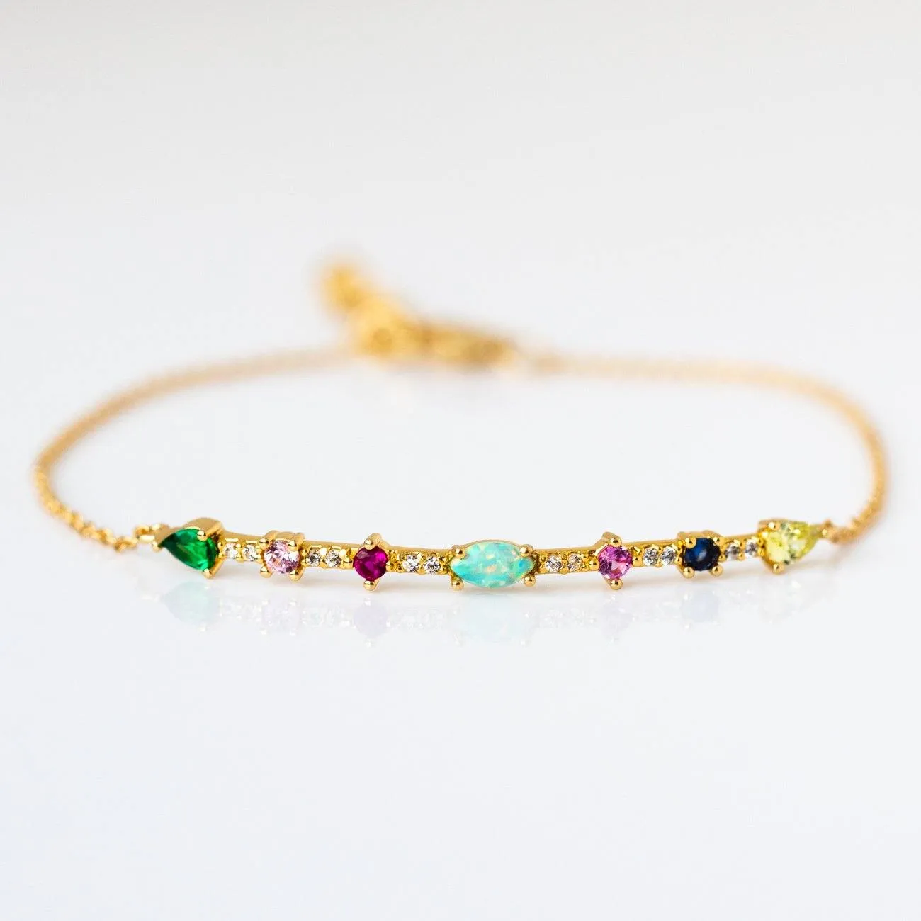 Colorful Mixed Stone Bracelet