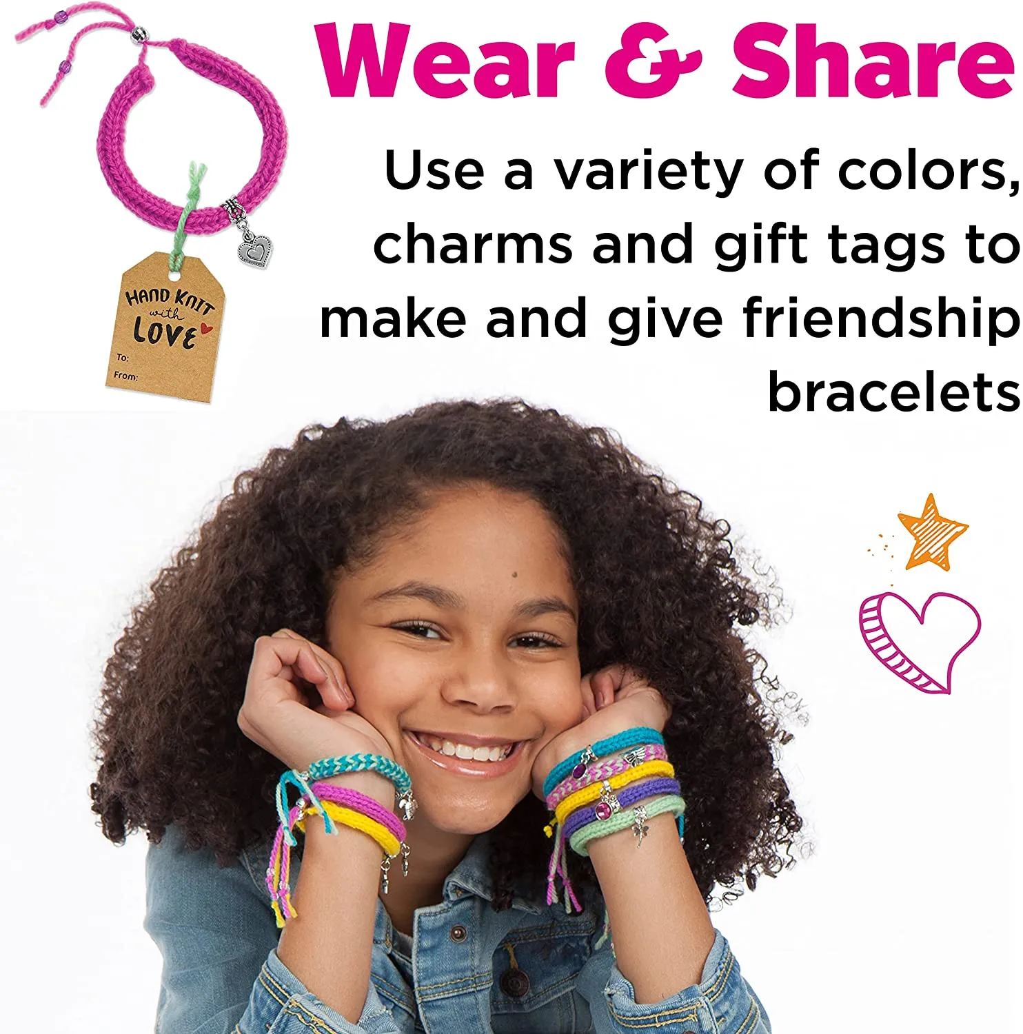 Creativity for Kids 6305 Quick Knit Charm Bracelets