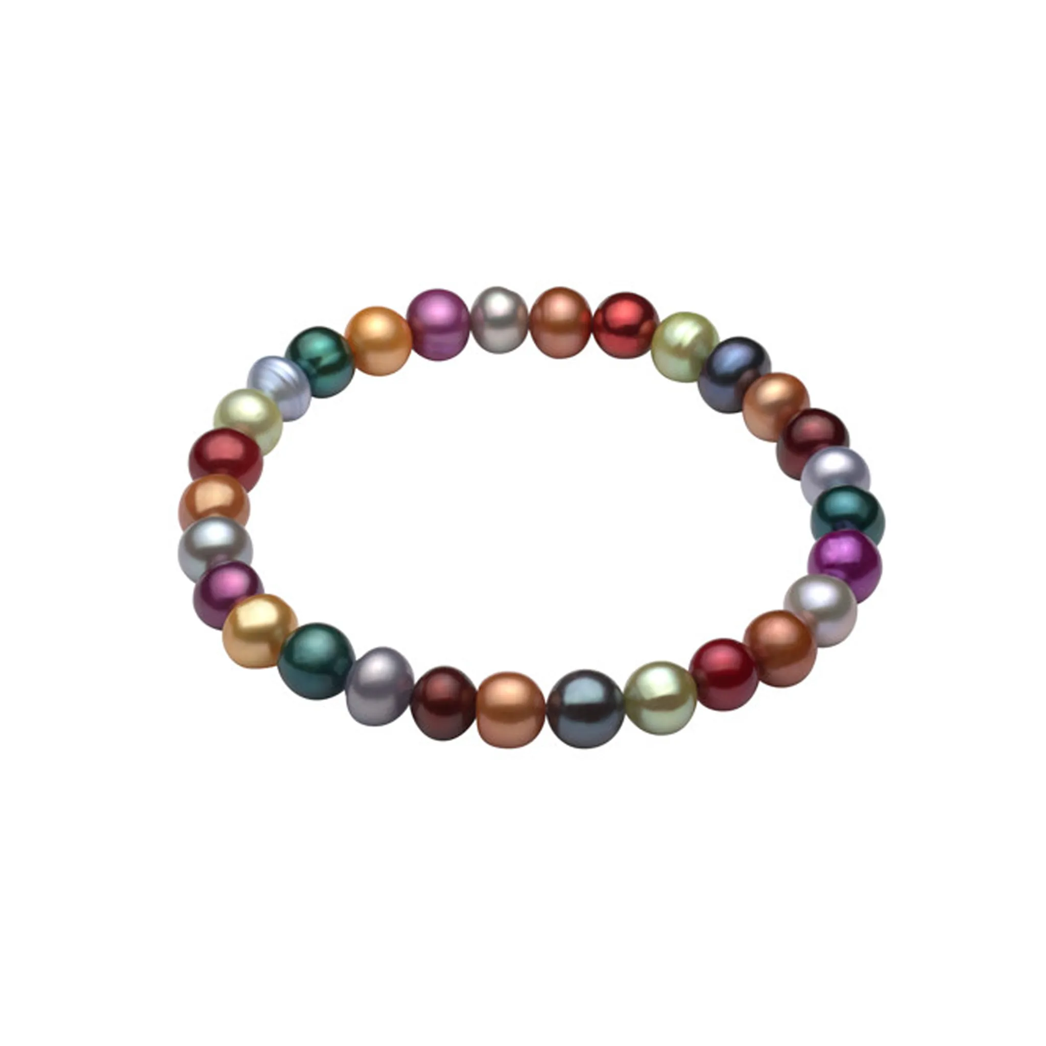 Dark Multi-Color Stretch Bracelet