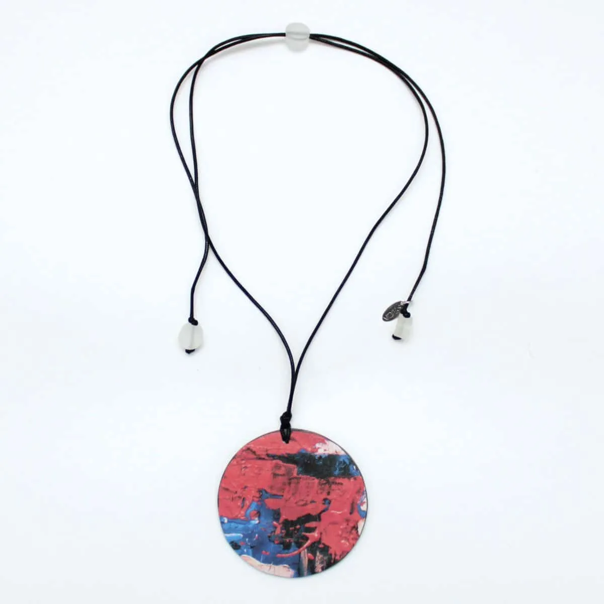 Double Side Artistic Jakarta Pendant Necklace