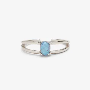 Floating Opal Toe Ring