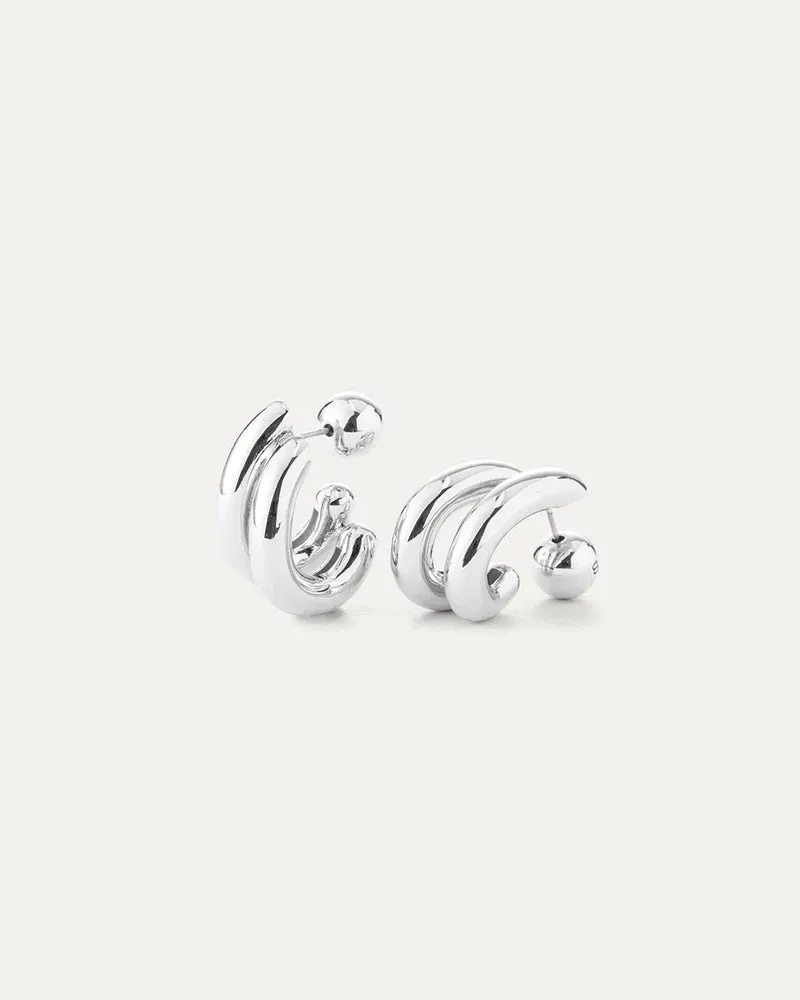 Florence Earrings | Silver