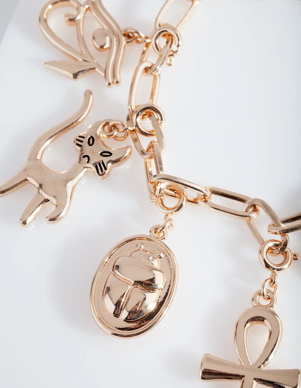 Gold Talisman Charm Bracelet