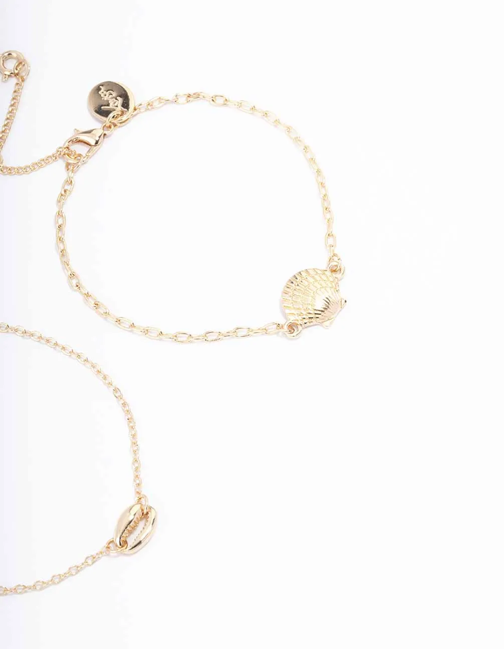 Gold Turtle Anklet & Bracelet 3-Pack