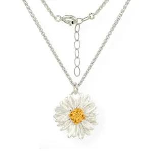 Handmade Gold Plated Silver Daisy Field Necklace