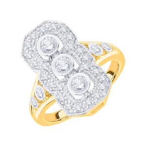 KATARINA Diamond Fashion Ring (3/4 cttw)