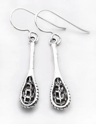 Lacrosse Stick Earrings by Rubini Jewelers