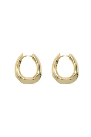 Luv AJ Delphine Hoops in Gold