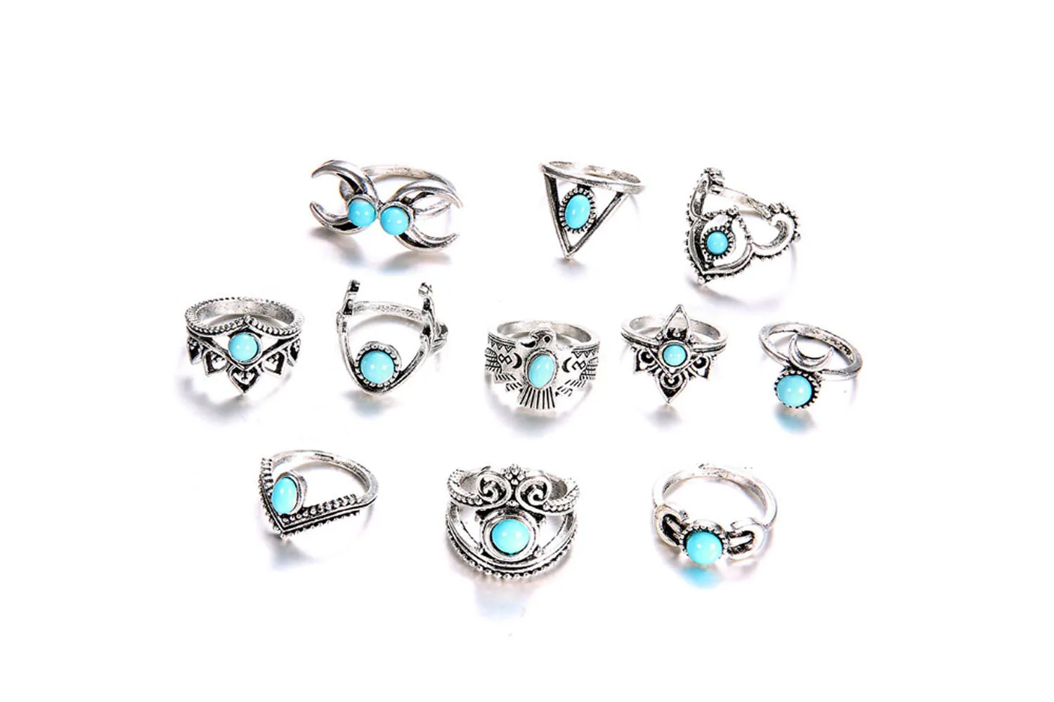 Mayan Rings Set