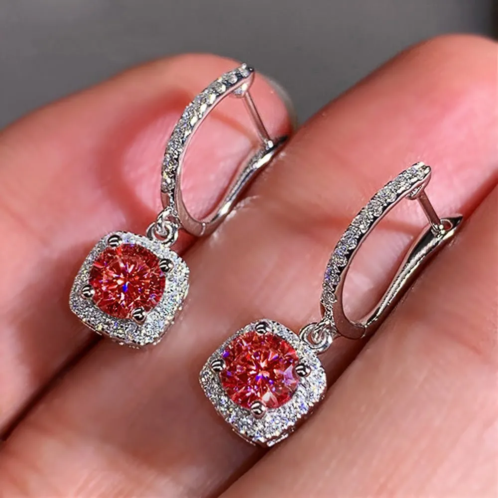 Micropaved Zirconia Versatile Earrings(MAC191)