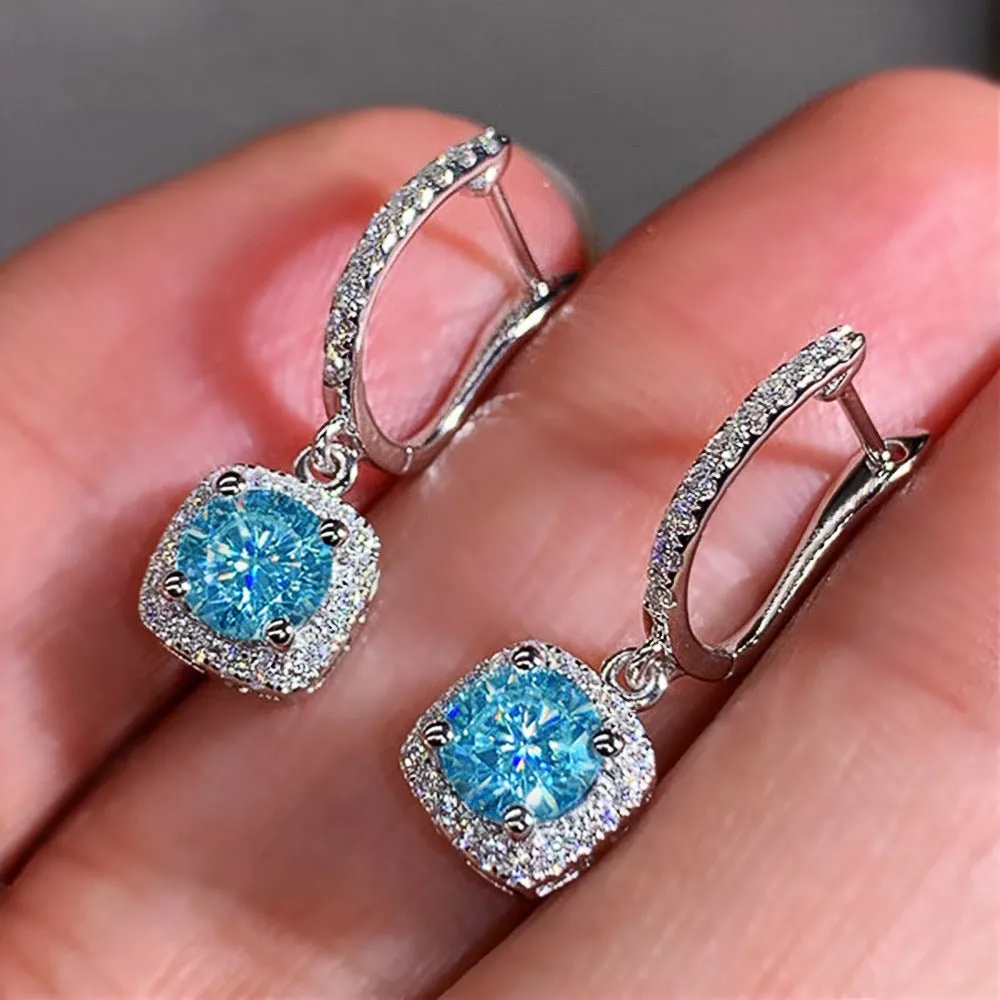 Micropaved Zirconia Versatile Earrings(MAC191)