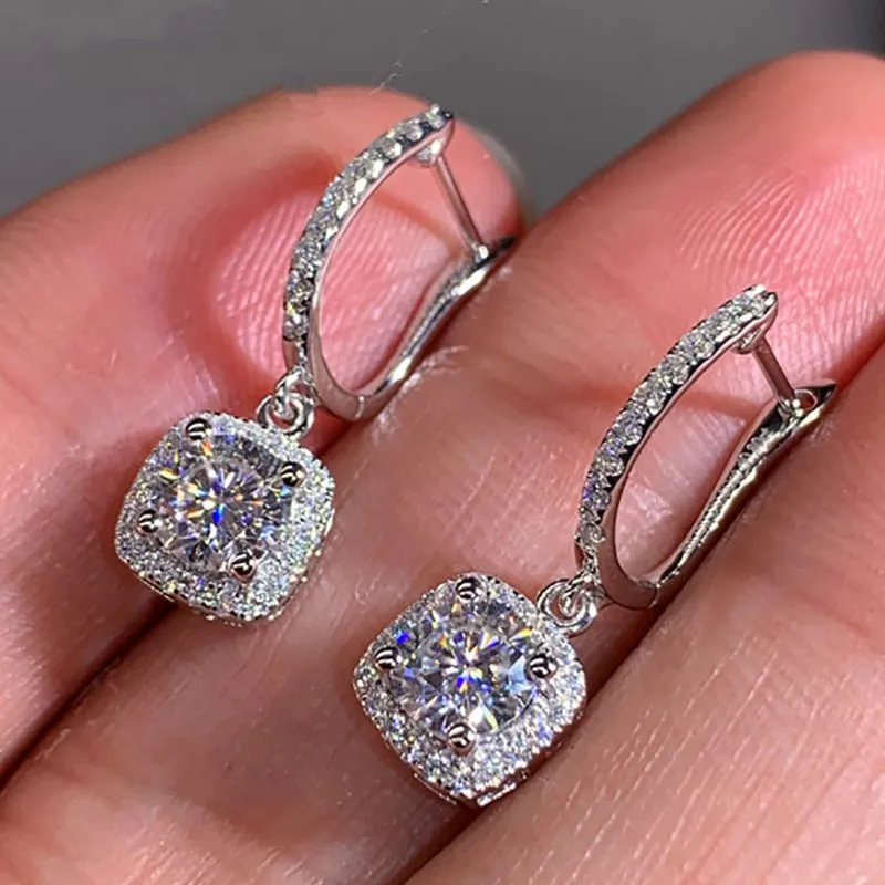 Micropaved Zirconia Versatile Earrings(MAC191)