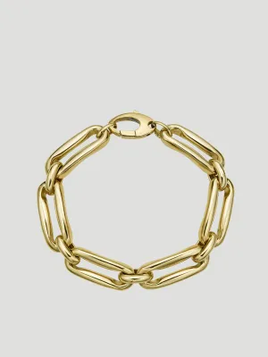 Milano Flat Pink Link Bracelet