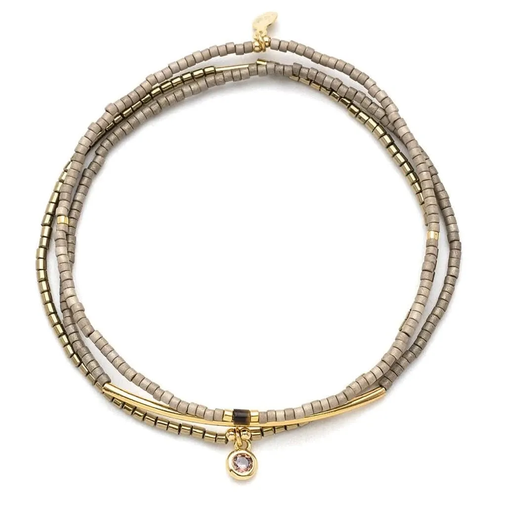 Miyuki Delica Sleek Bead Bracelet Trio