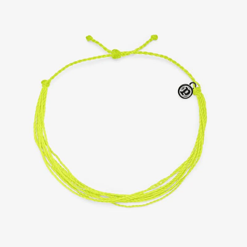 Neon Yellow Anklet