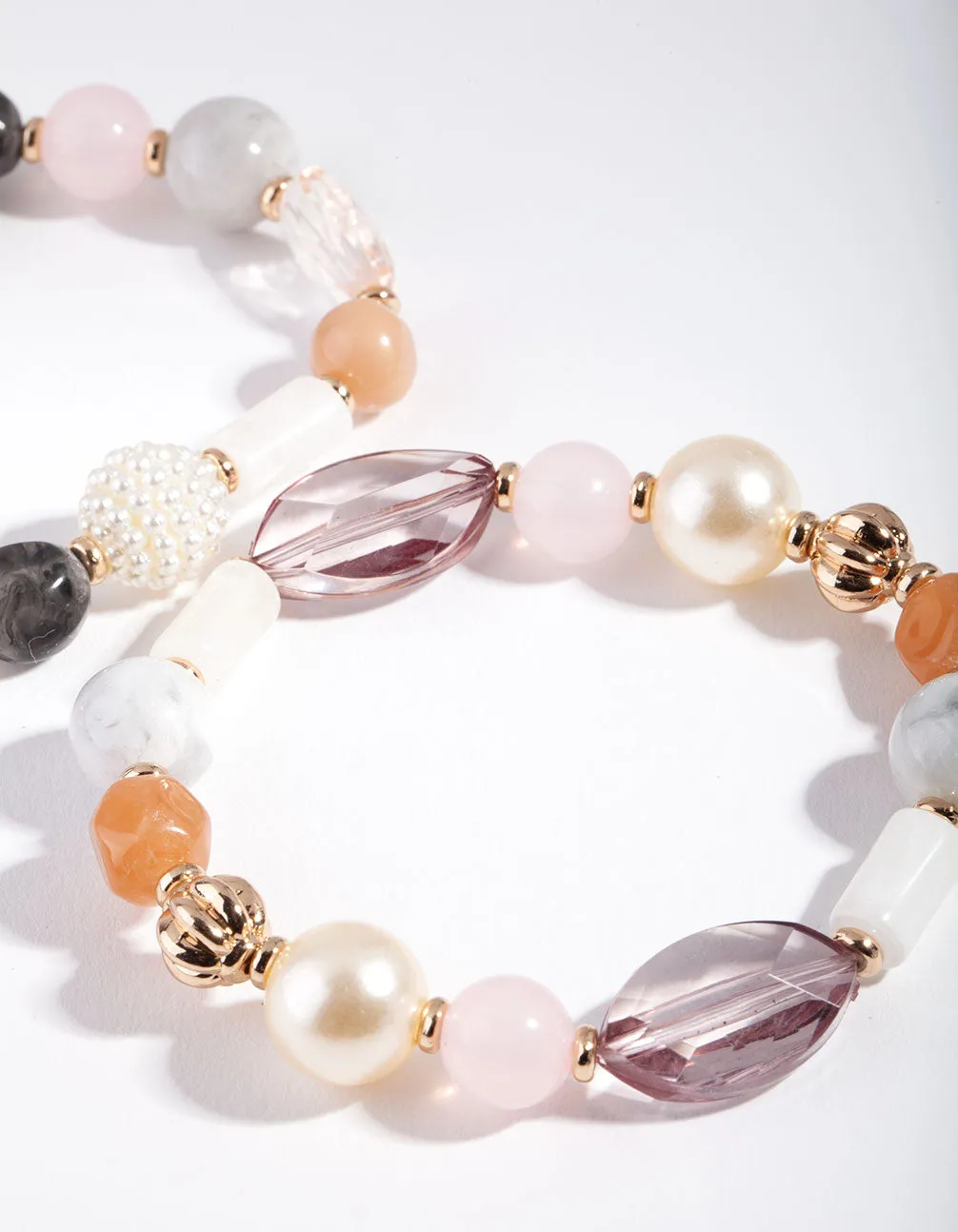 Pearl Multi Bead Bracelet Pack