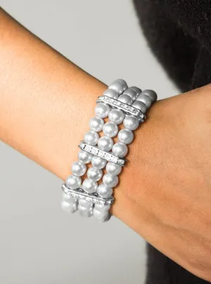 Put On Your GLAM Face Silver Bracelet