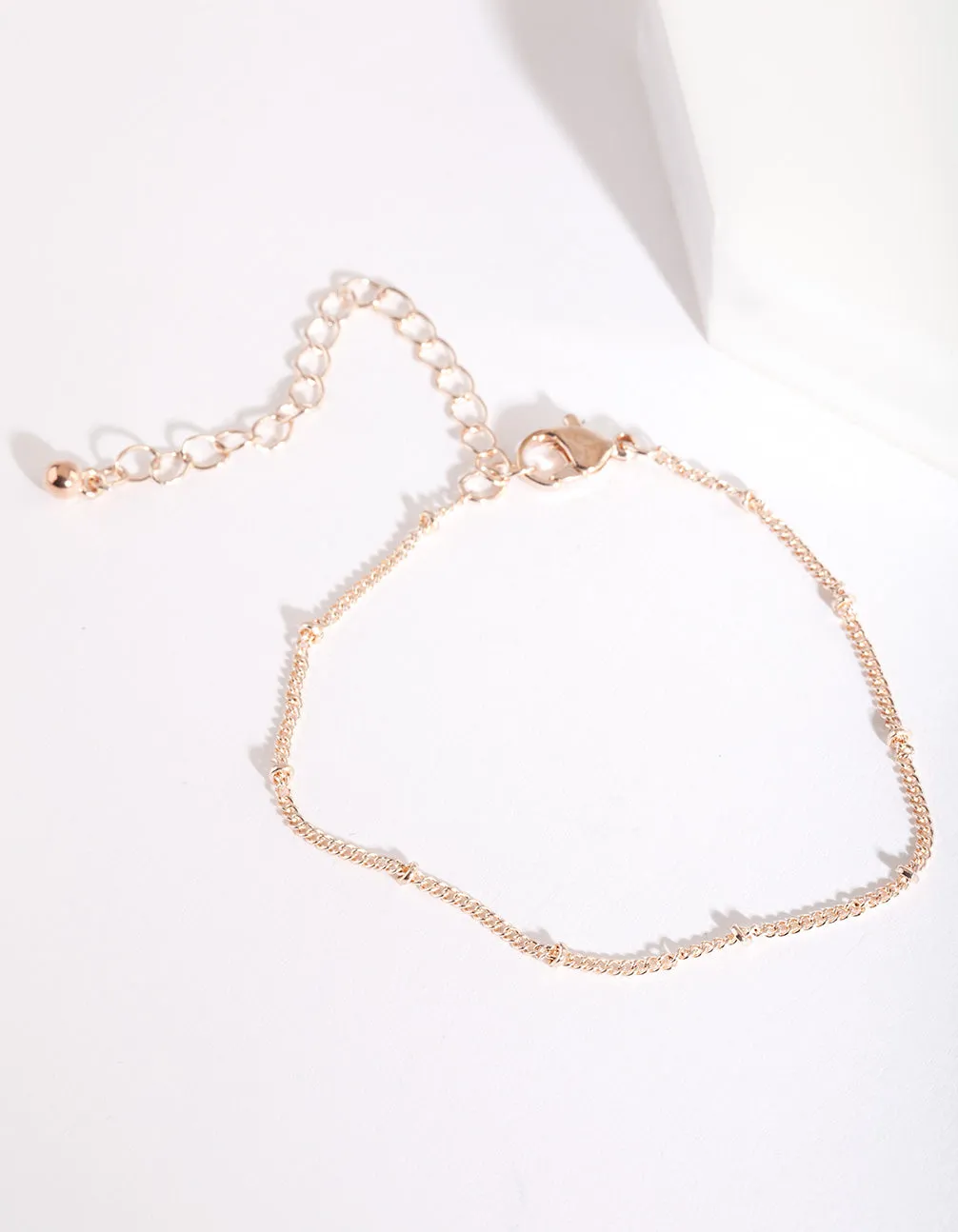 Rose Gold Bead Bracelet