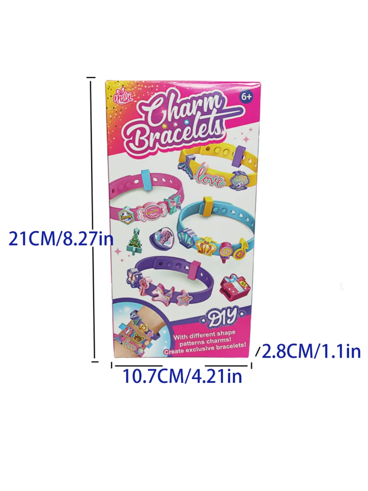 Rubber Bands Loom DIY Bracelet Making Kit