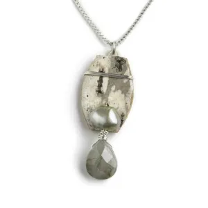 Salon Necklace with Labradorite