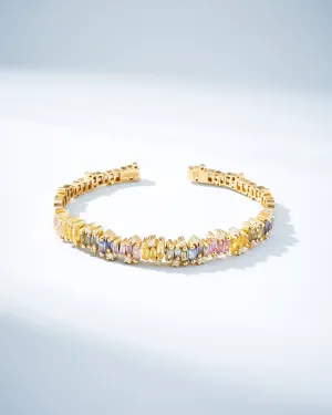 Shimmer Audrey Pastel Sapphire Bangle