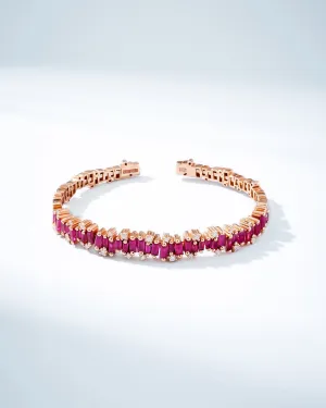 Shimmer Audrey Ruby Bangle