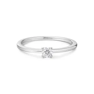 Silver Classic Slim Stacking Ring