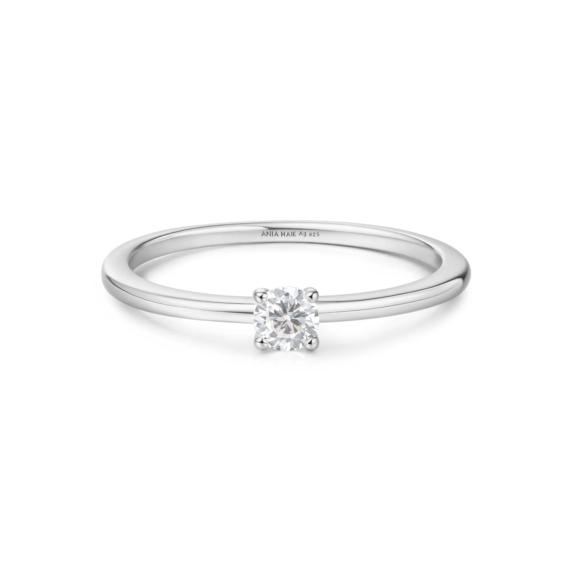 Silver Classic Slim Stacking Ring