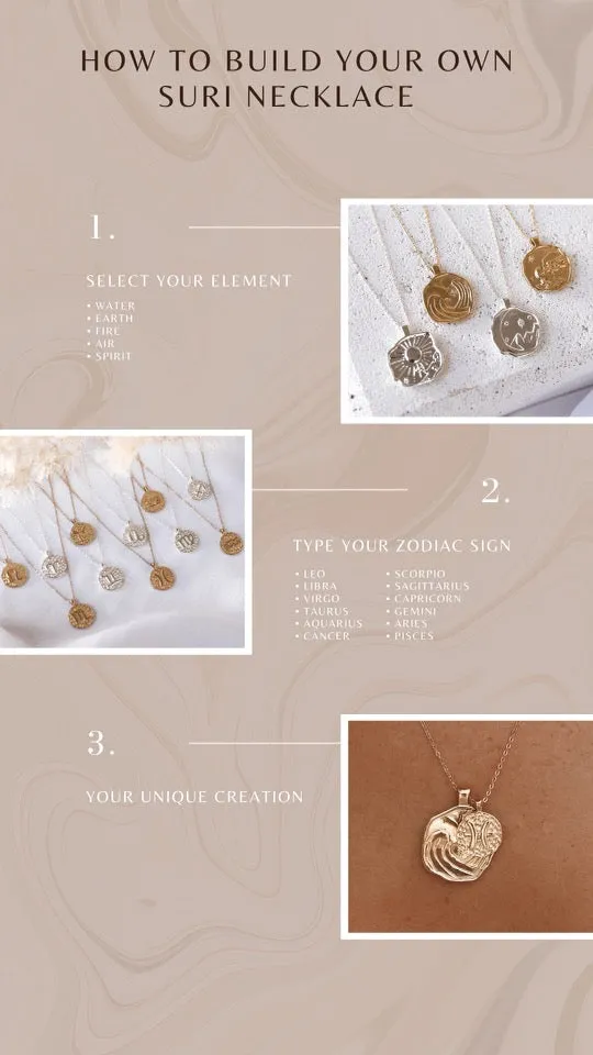 Suri - Element & Zodiac Necklaces