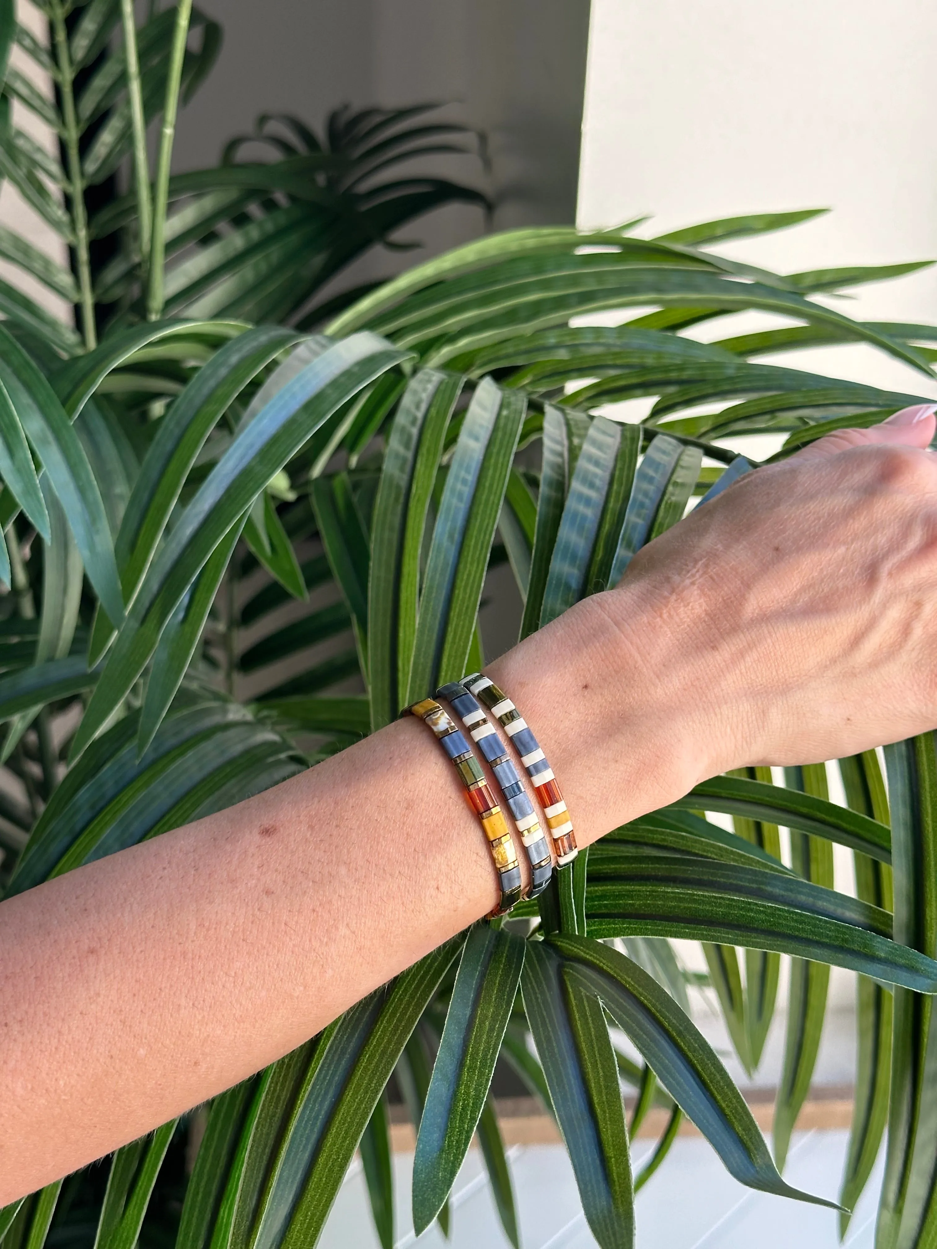 SWEATER WEATHER - Tila Bead Bracelets Stack