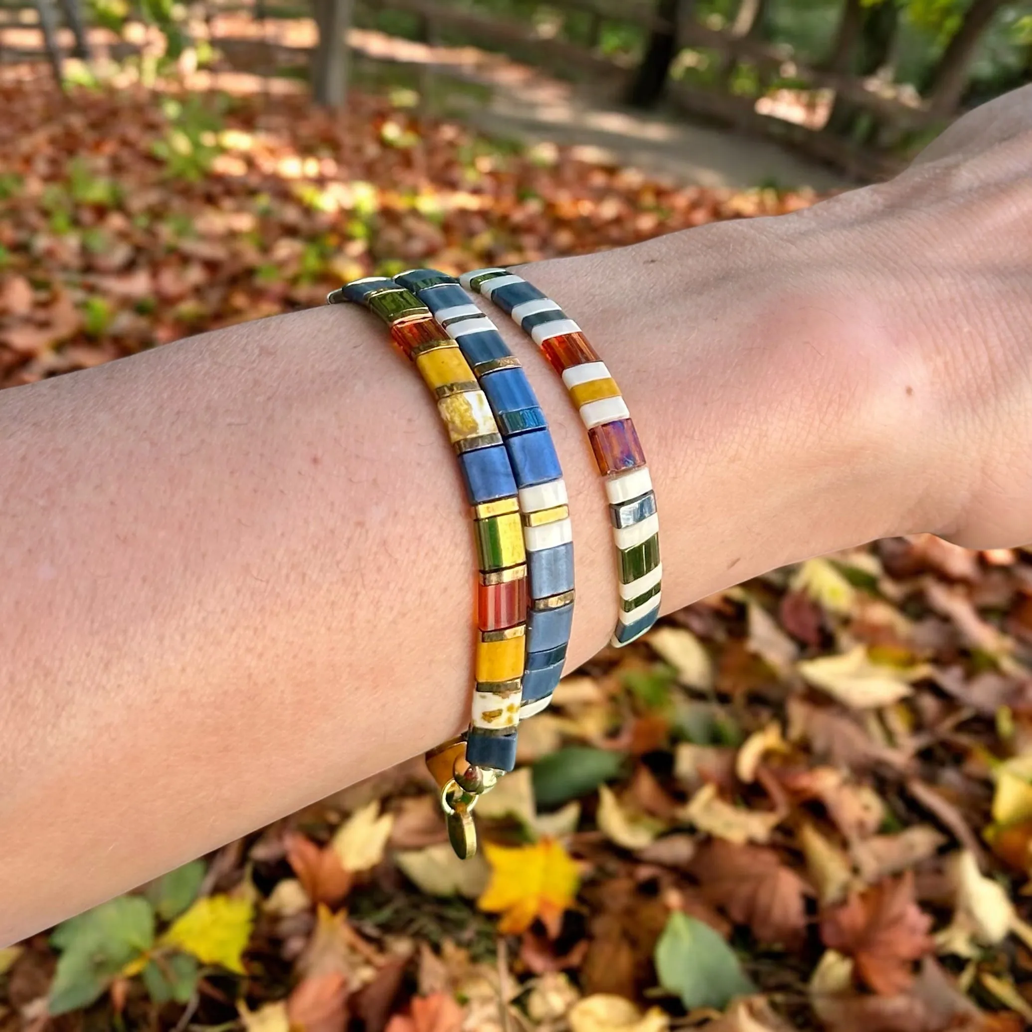 SWEATER WEATHER - Tila Bead Bracelets Stack