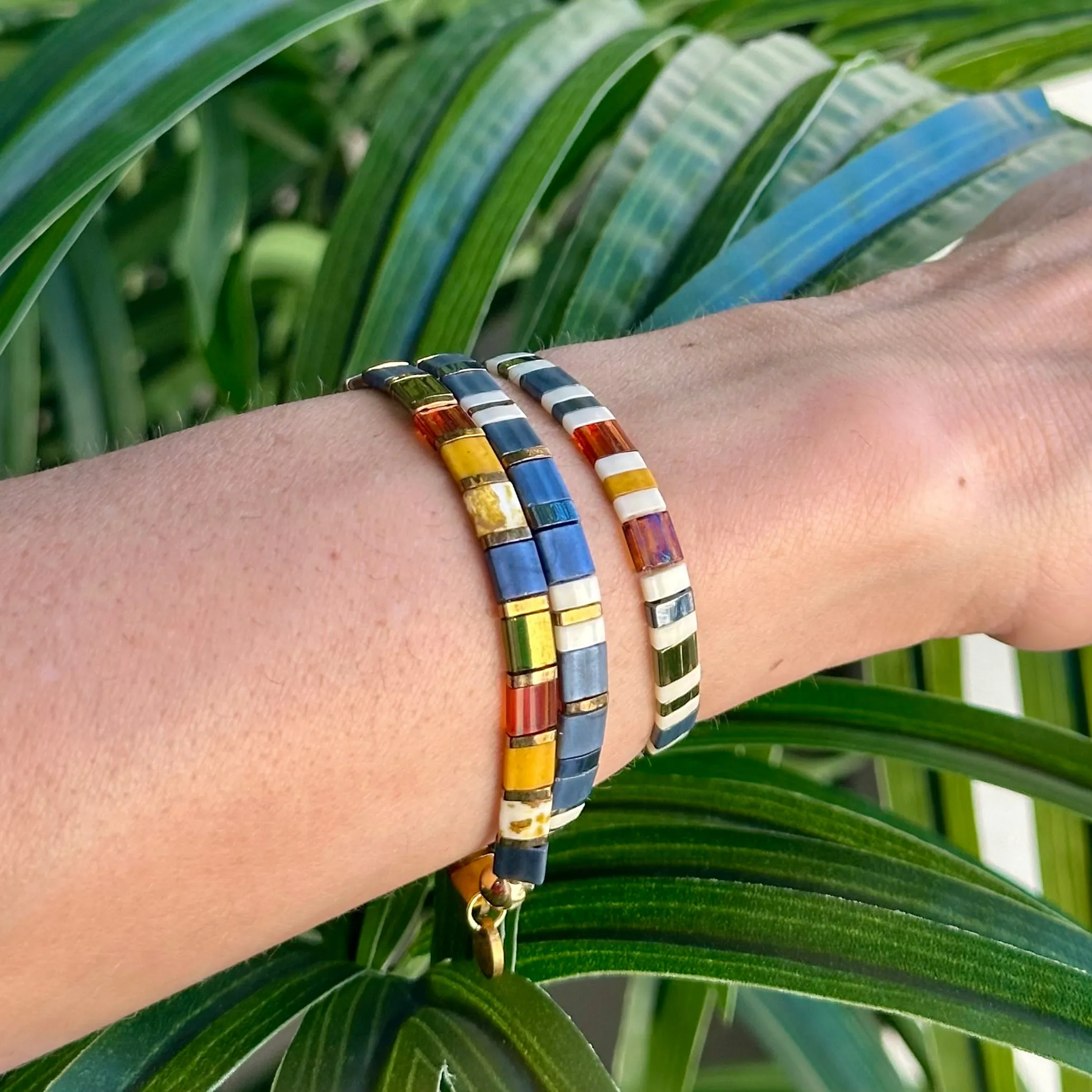 SWEATER WEATHER - Tila Bead Bracelets Stack