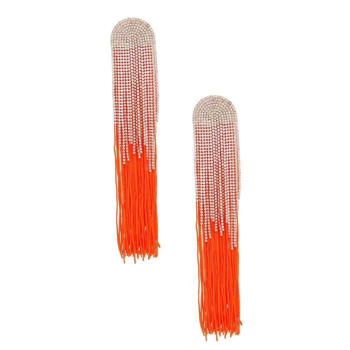 Tassel Long Fringe Glam Earrings for Women