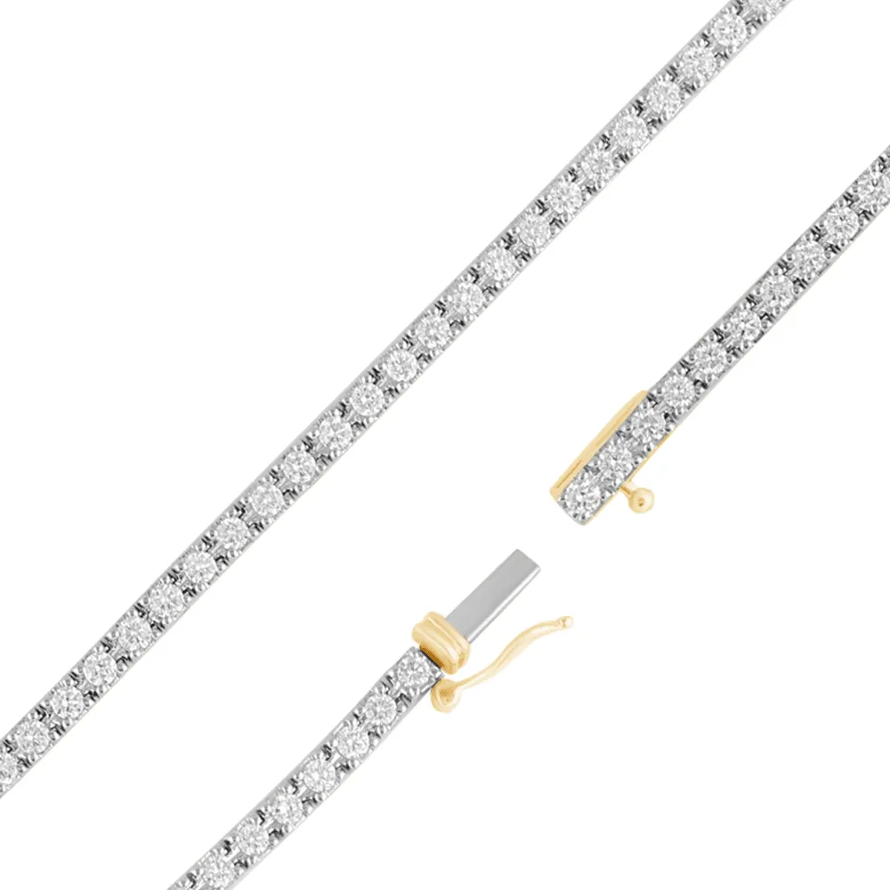 Tennis Bracelet with 2.00ct of Laboratory Grown Diamonds in 9ct Yellow Gold