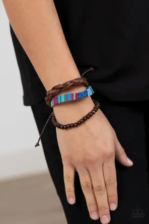 Urban Bracelets Textile Texting - Blue