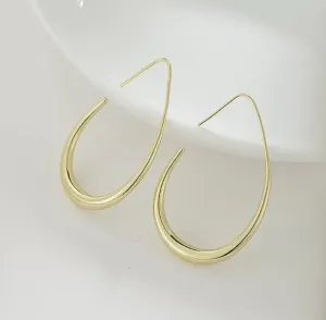 Vega Waterdrop Hoop Earrings