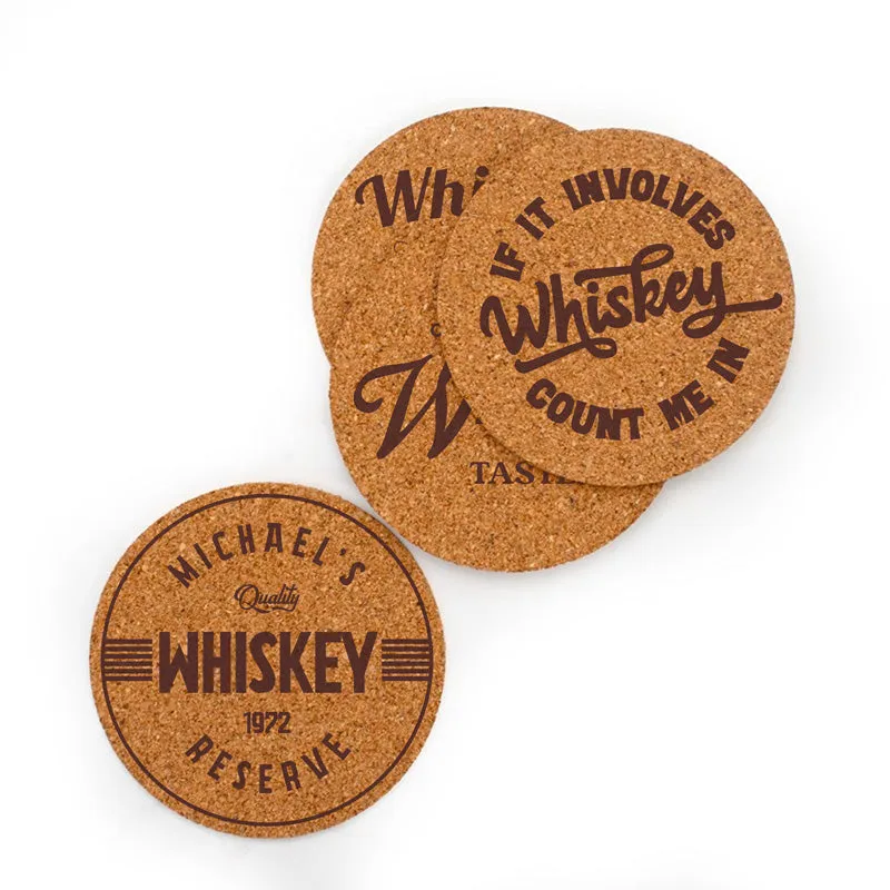 Whiskey Reserve Coasters - Set of 4