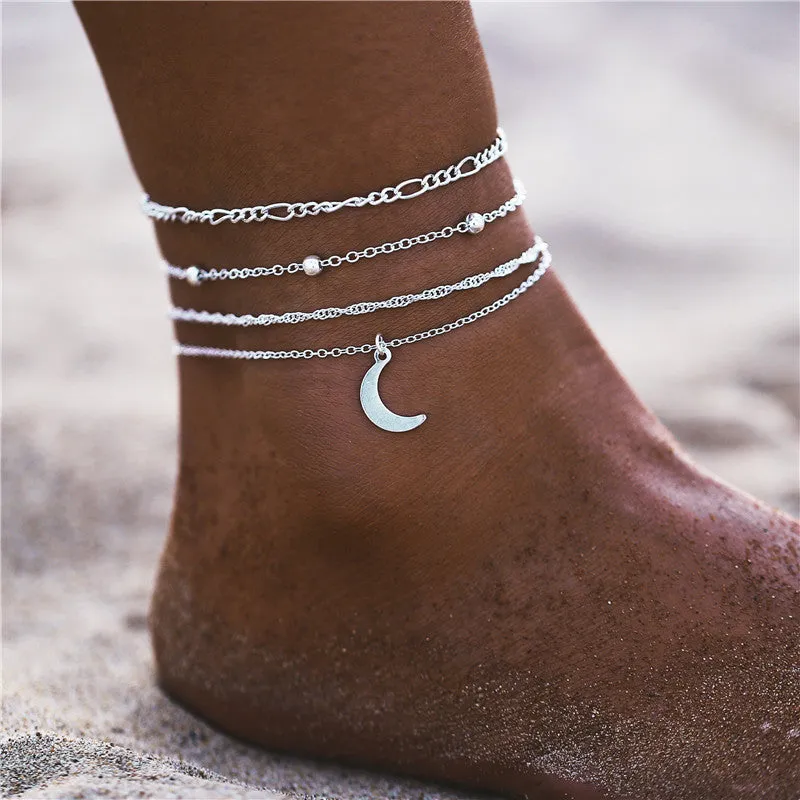 Women's bracelet anklet set