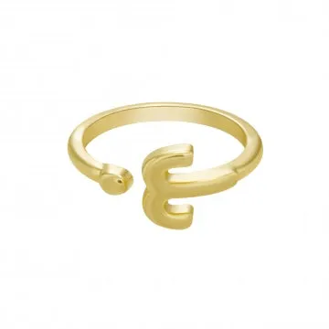 Zodiac Sign Rings - Aries - Gold